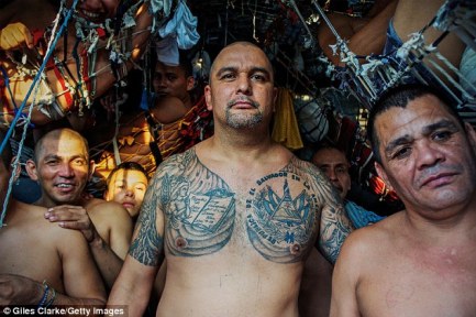 Jail cell in Latin America